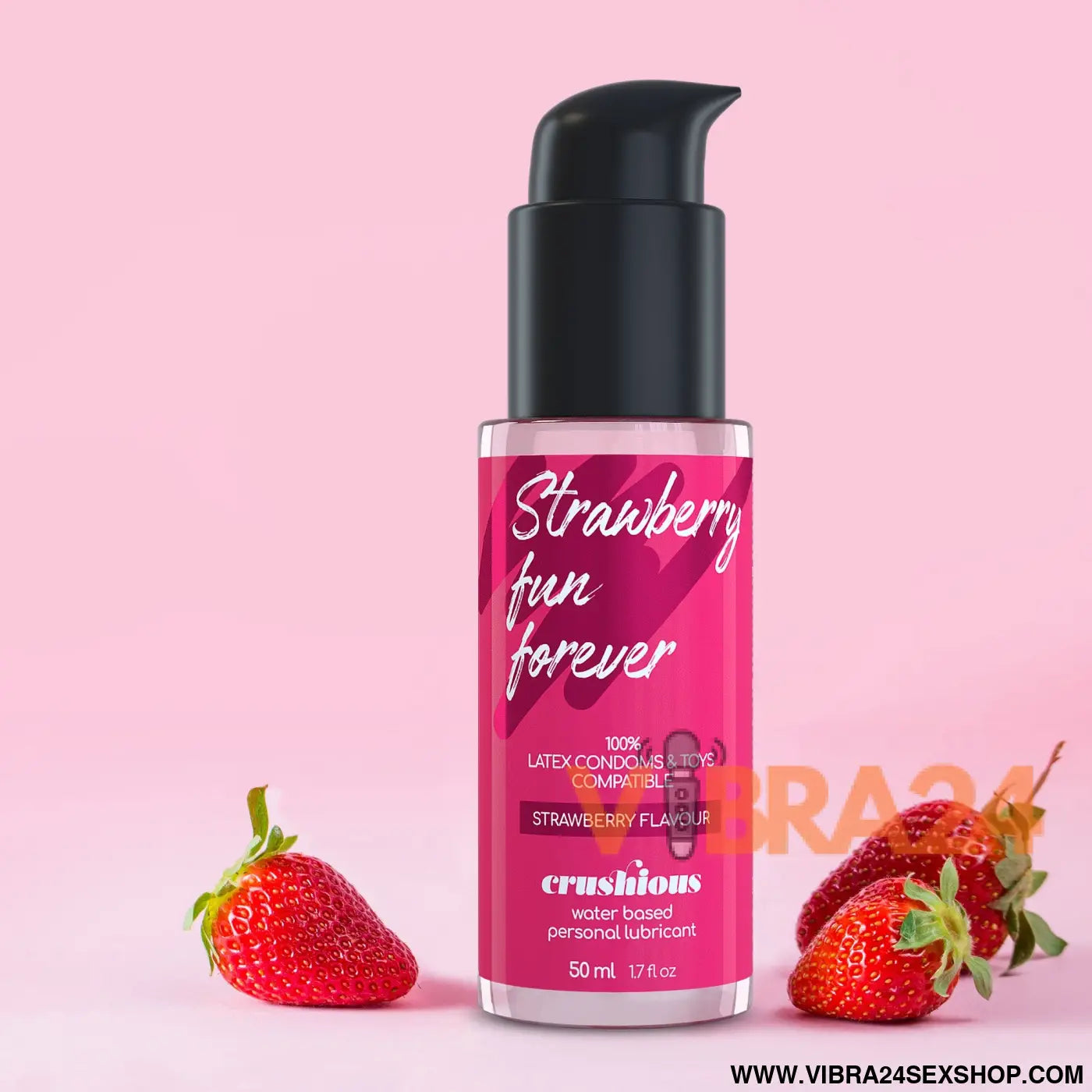 LUBRIFICANTE COM SABOR A MORANGO 50 ML CRUSHIOUS