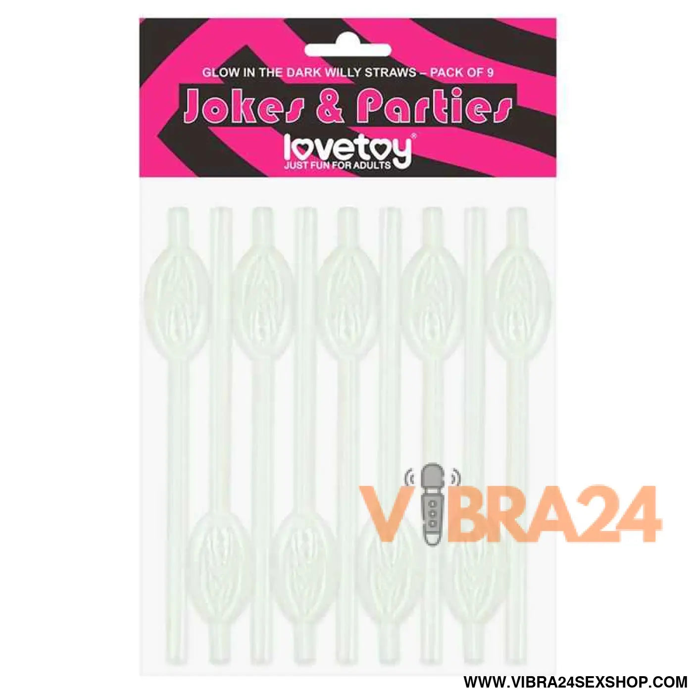 Luminous Vagina Straws Pack of 9