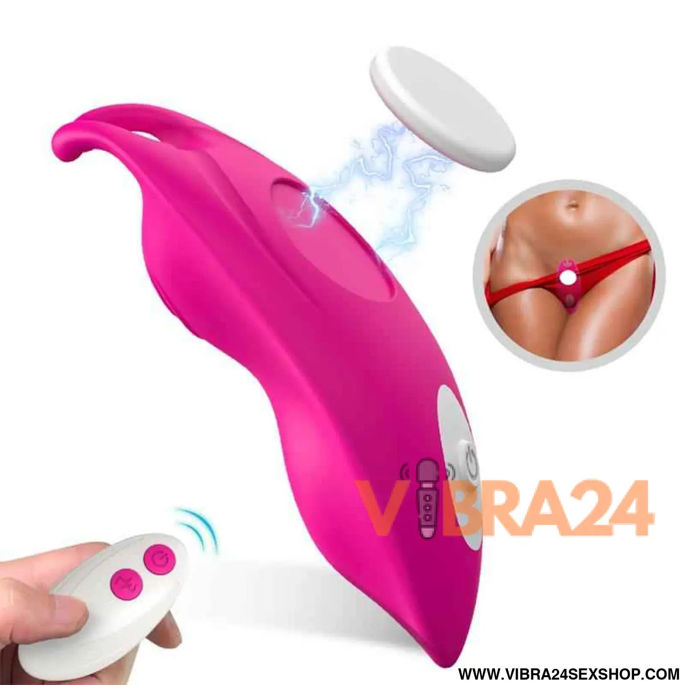 Magnetic panty vibrator