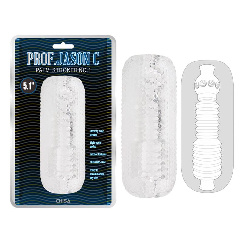 Male Masturbator Palm Stroker No. 1 - 4,9 Clear