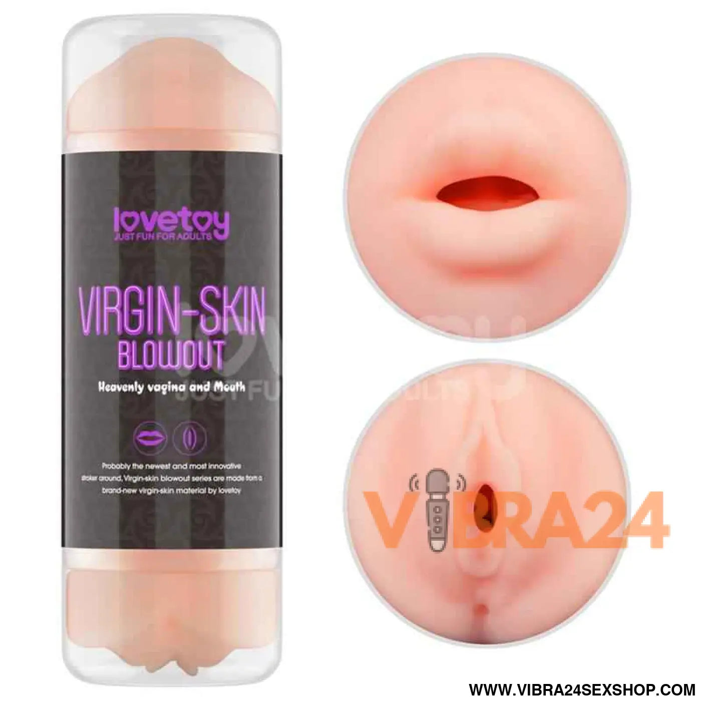 Male Masturbator Virgin-skin Vagina and Mounth