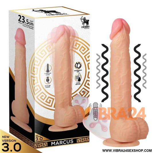 Marcus Realistic Vibrating Dildo with Remote