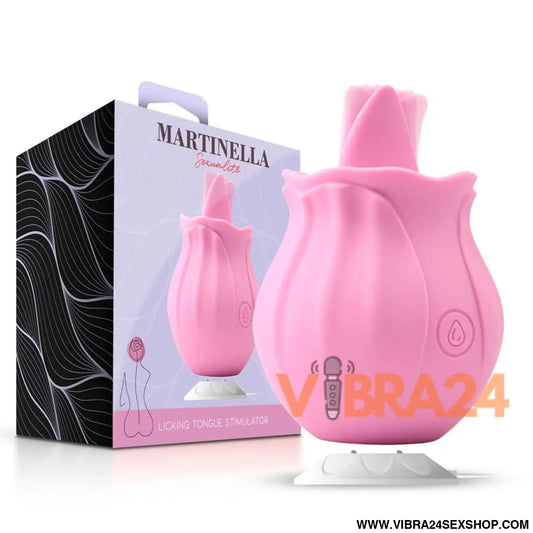 Martinella – Rose: Estimulador com Língua Vibratória para Sensações de Prazer Oral