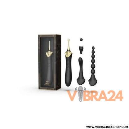 Massajador Clitoriano ZALO BESS 2 - Massageador Preto para Prazer Extremo