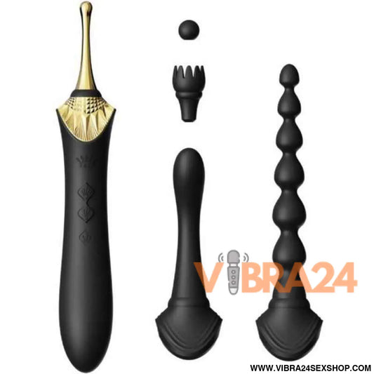 Massajador Clitoriano ZALO BESS 2 - Massageador Preto para Prazer Extremo