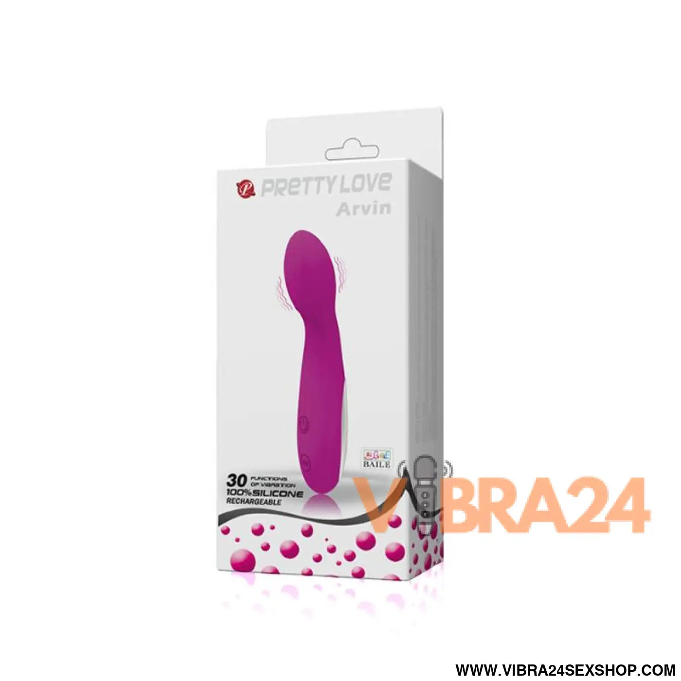 Massajador Mini Pretty Love Arvin Roxo - Estímulo Intenso e Compacto