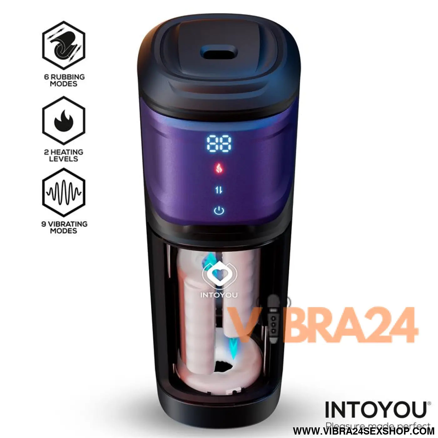 Masturbador Automático Avançado Nextor com Função de Atrito e Calor