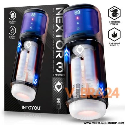 Masturbador Automático Avançado Nextor com Função de Atrito e Calor
