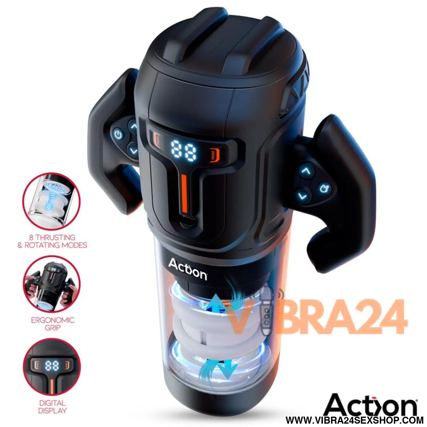 Masturbador Automático Zyon Advance com Rotação e Estímulo Avançado