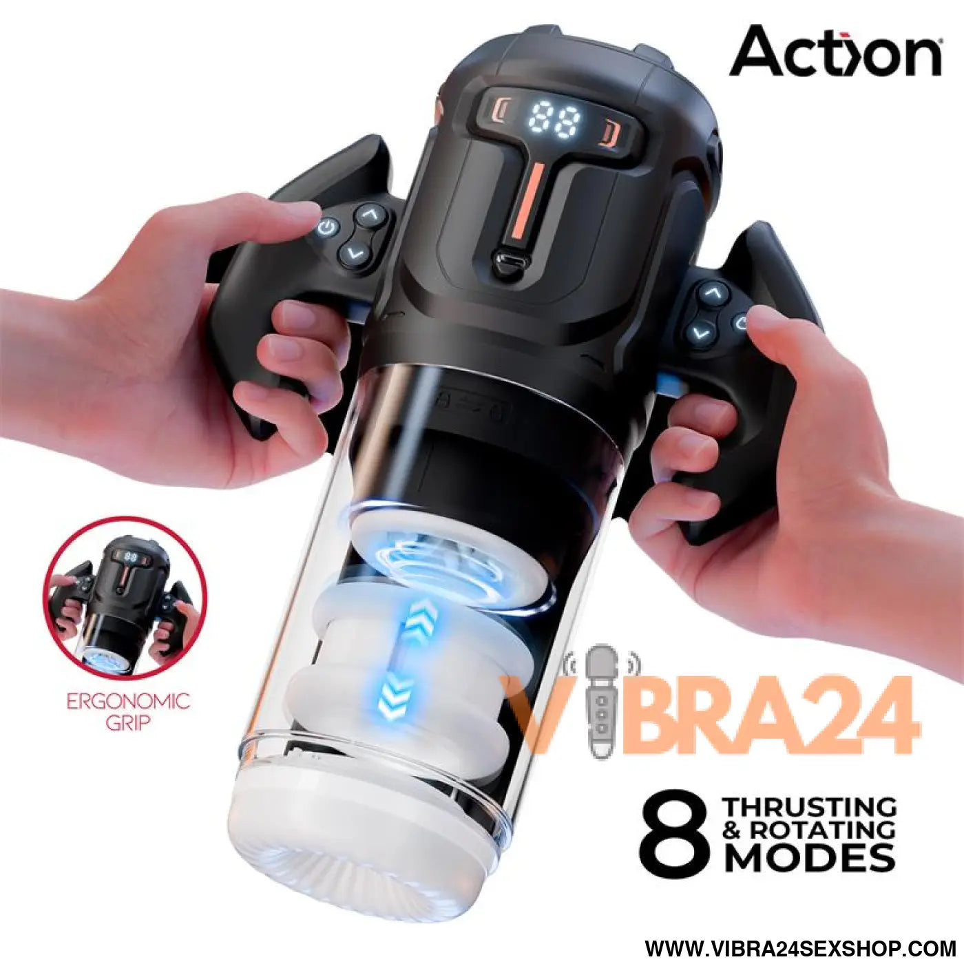 Masturbador Automático Zyon Advance com Rotação e Estímulo Avançado