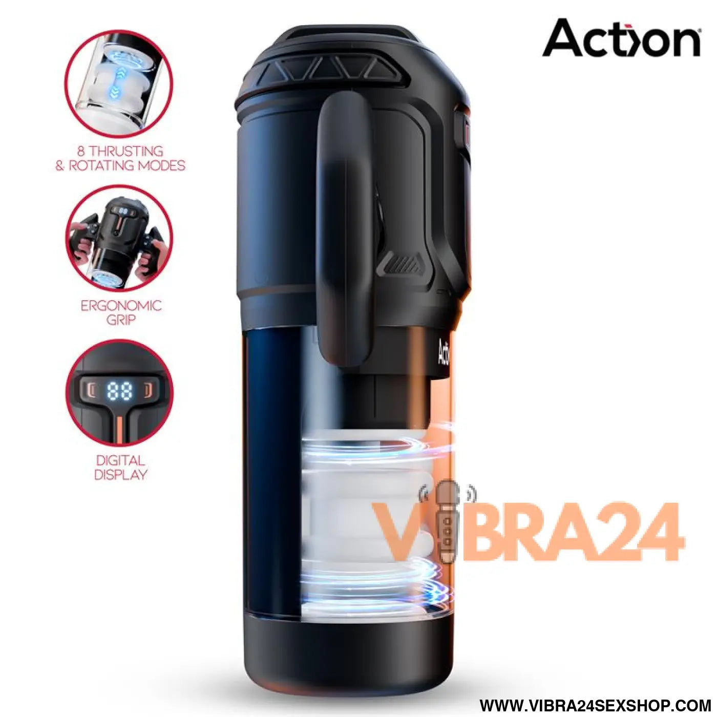 Masturbador Automático Zyon Advance com Rotação e Estímulo Avançado
