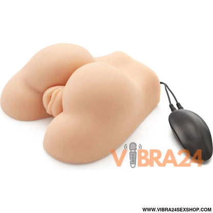 Masturbador Fat Ass com Vibrador e Ventosa