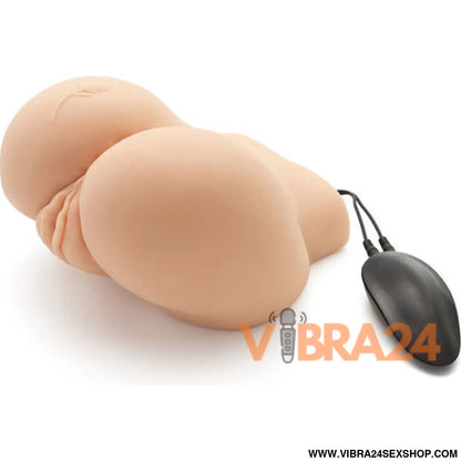 Masturbador Realístico Big Ass com Vibrador Removível