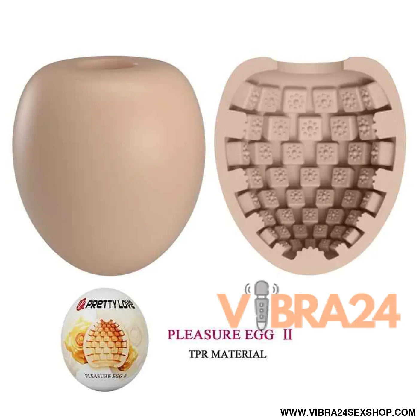Masturbator Egg Pleasure II Orange