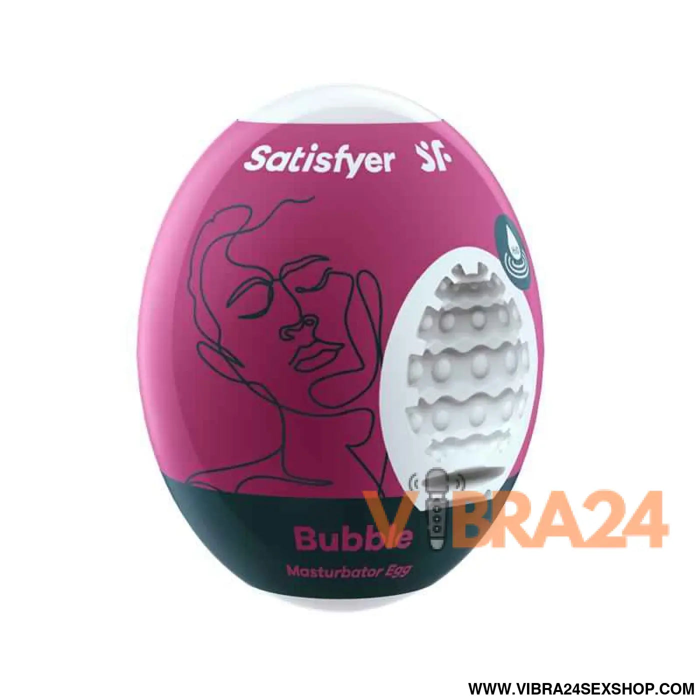 Masturbator Egg Single Bubble Hydro-Active
