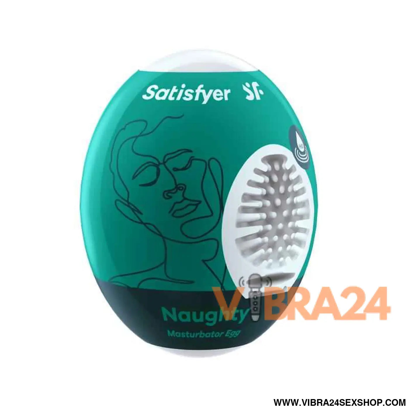Masturbator Egg Single Naughty Hydro-Active
