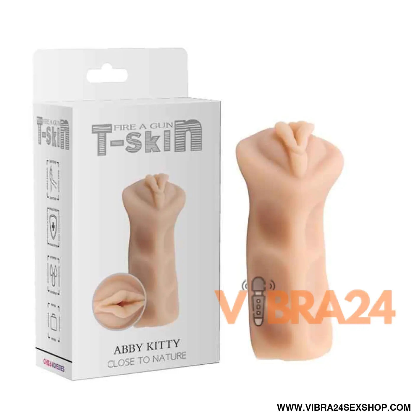 Masturbator Fire a Gun N5 T-Skin 12.5 cm Flesh