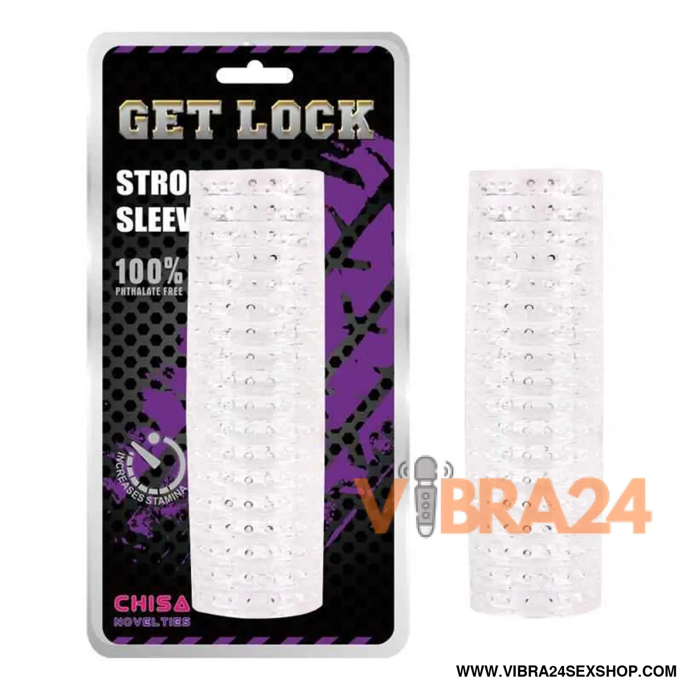 Masturbator Get Lock 13.6 cm Clear