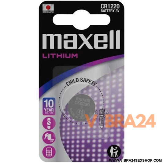 MAXELL - BATERIA DE LÍTIO BOTÃO CR1220 3V BLISTER*1