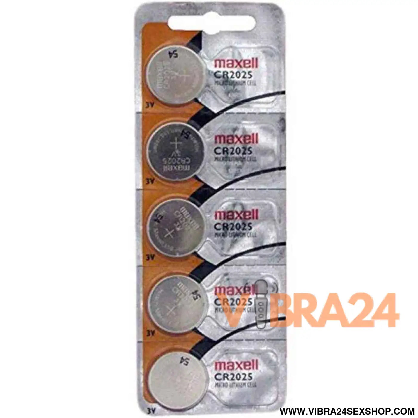 MAXELL - BATERIA DE LÍTIO BOTÃO CR2025 3V BLISTER*5