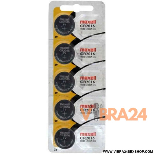 MAXELL - CR2016 3V BLISTER DE CÉLULA LÍTIO BUTTON*5
