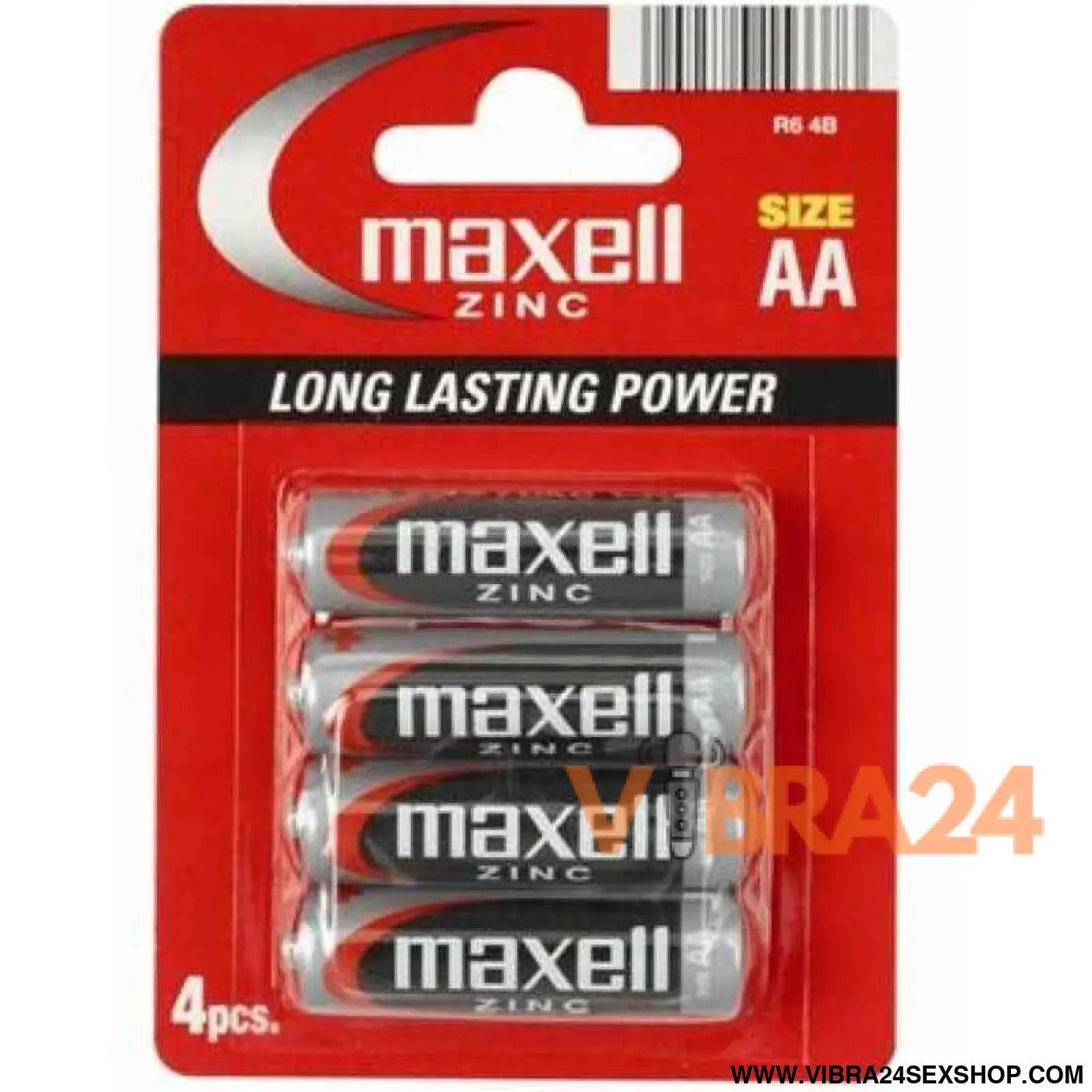 MAXELL - PILA SALINA MANGANESO AA R6 * 4 UNIDADES