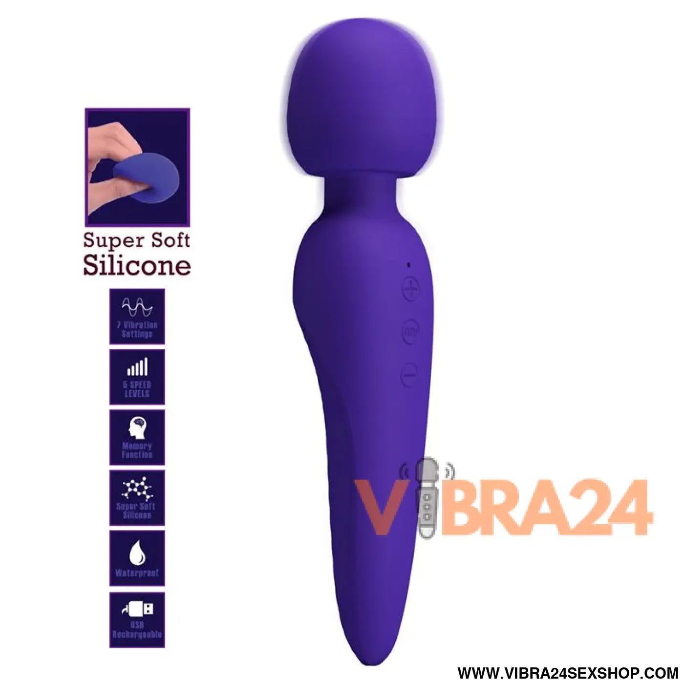 Meredith Massager Wand Violet