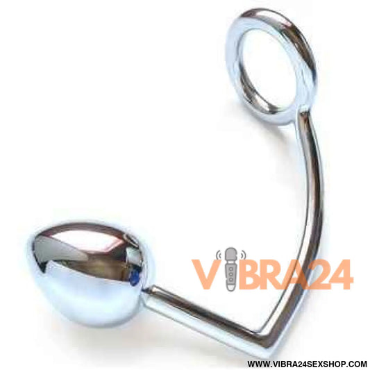 METAL HARD - ANEL COM GANCHO ANAL 45MM