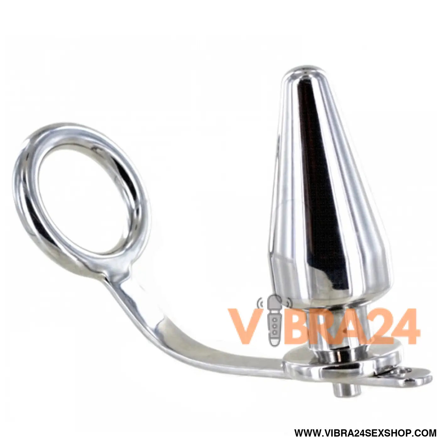 METAL HARD - ANEL DE AO COM PLUG ANAL 45 X 50MM