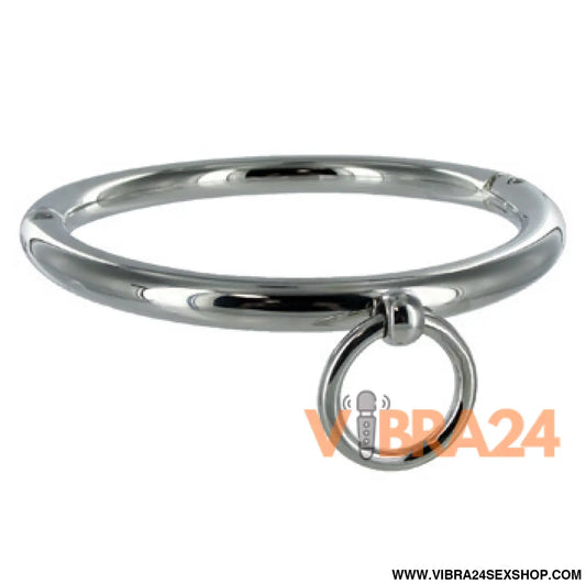 METAL HARD - COLAR BDSM COM ANEL 10CM