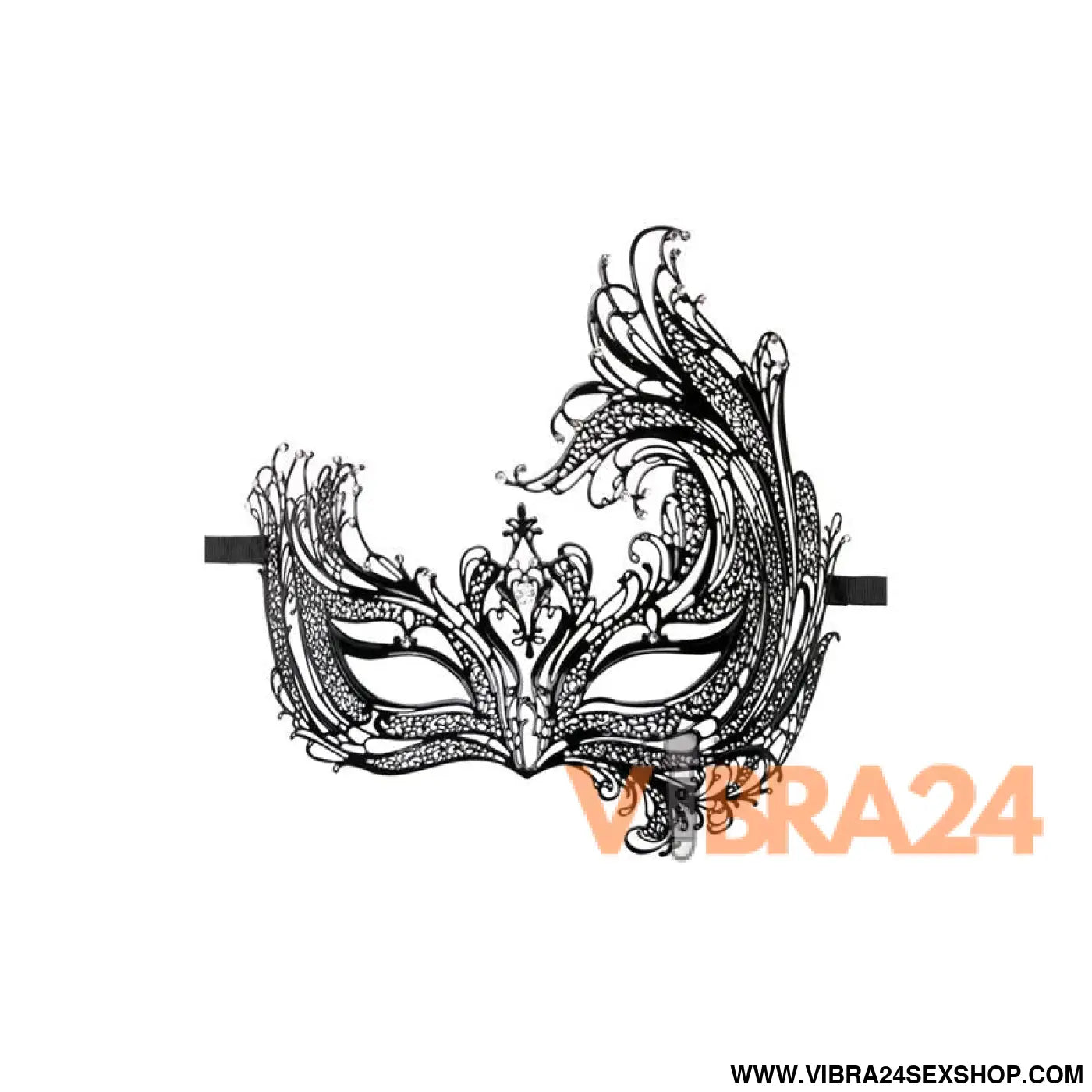 Metal Mask Asymmetrical Black