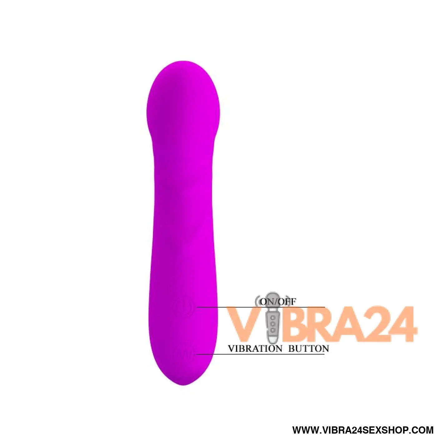 Mini Massageador Pretty Love Reuben Roxo - Conforto e Prazer em Suas Mãos