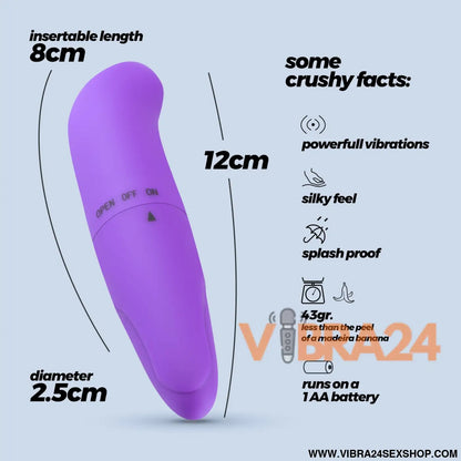 MINI MASSAJADOR G-FINDER ROXO CRUSHIOUS