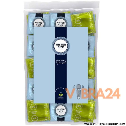 MISTER SIZE - PRESERVATIVO TAMANHO S 49 MM (100 UNIDADES)