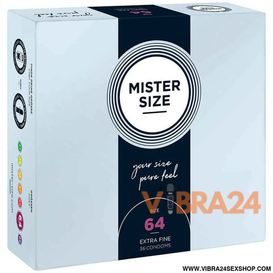 MISTER SIZE - PRESERVATIVOS TAMANHO XXL 64 MM (36 UNIDADES)