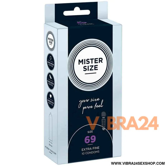MISTER SIZE - PRESERVATIVOS TAMANHO XXXL 69 MM (10 UNIDADES)