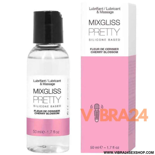 MIXGLISS - BONITO LUBRIFICANTE DE SILICONE FLOR CEREJEIRA 50 ML