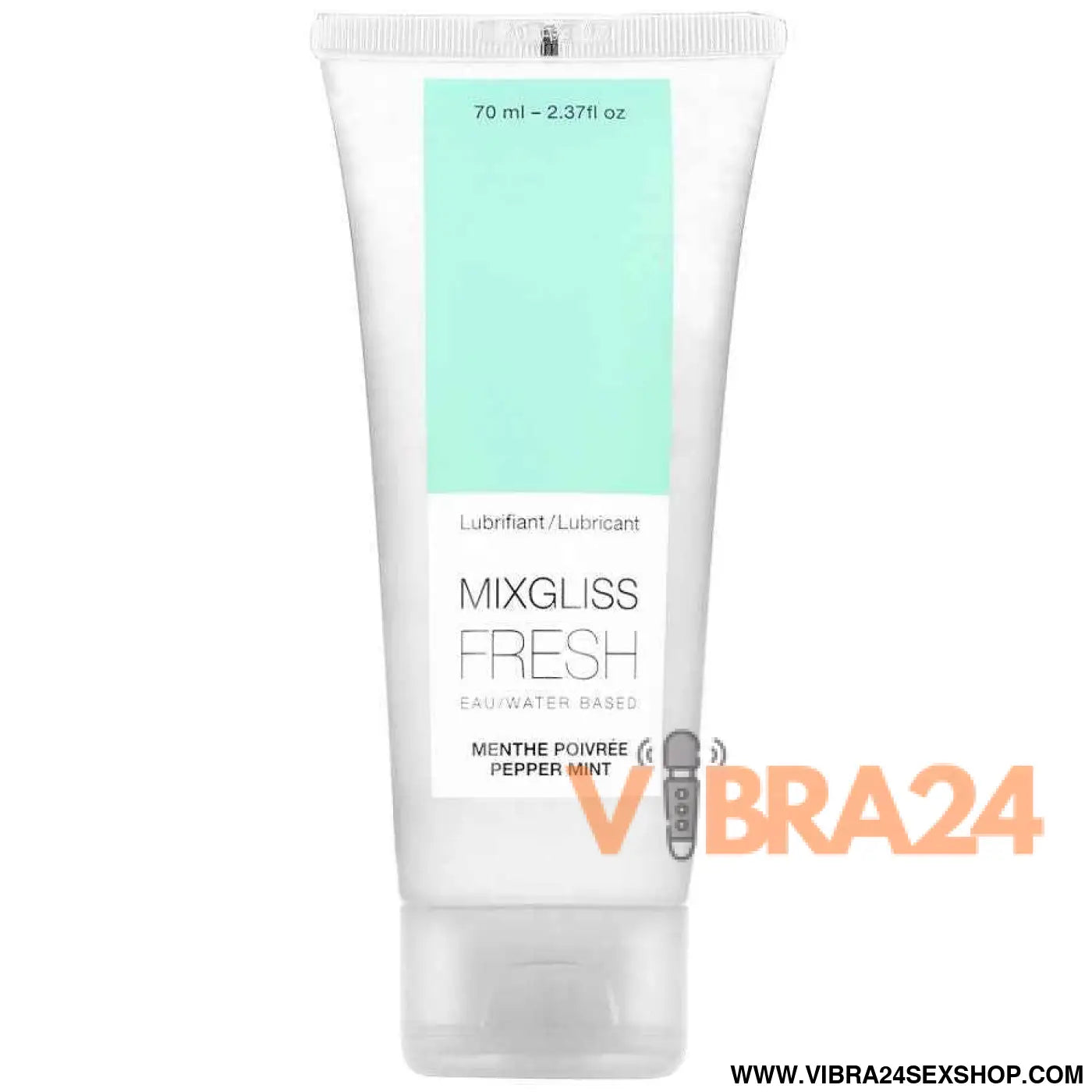 MIXGLISS - LUBRIFICANTE BASE DE GUA EFEITO FRIO SABOR MENTA 70 ML