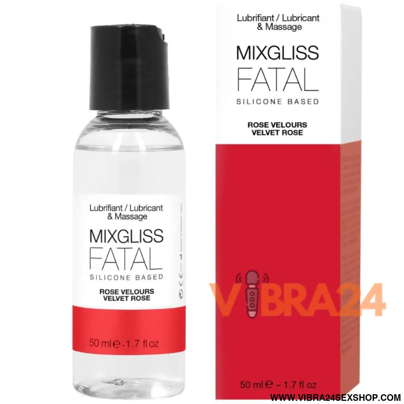 MIXGLISS - LUBRIFICANTE DE SILICONE FATAL ROSES 50 ML