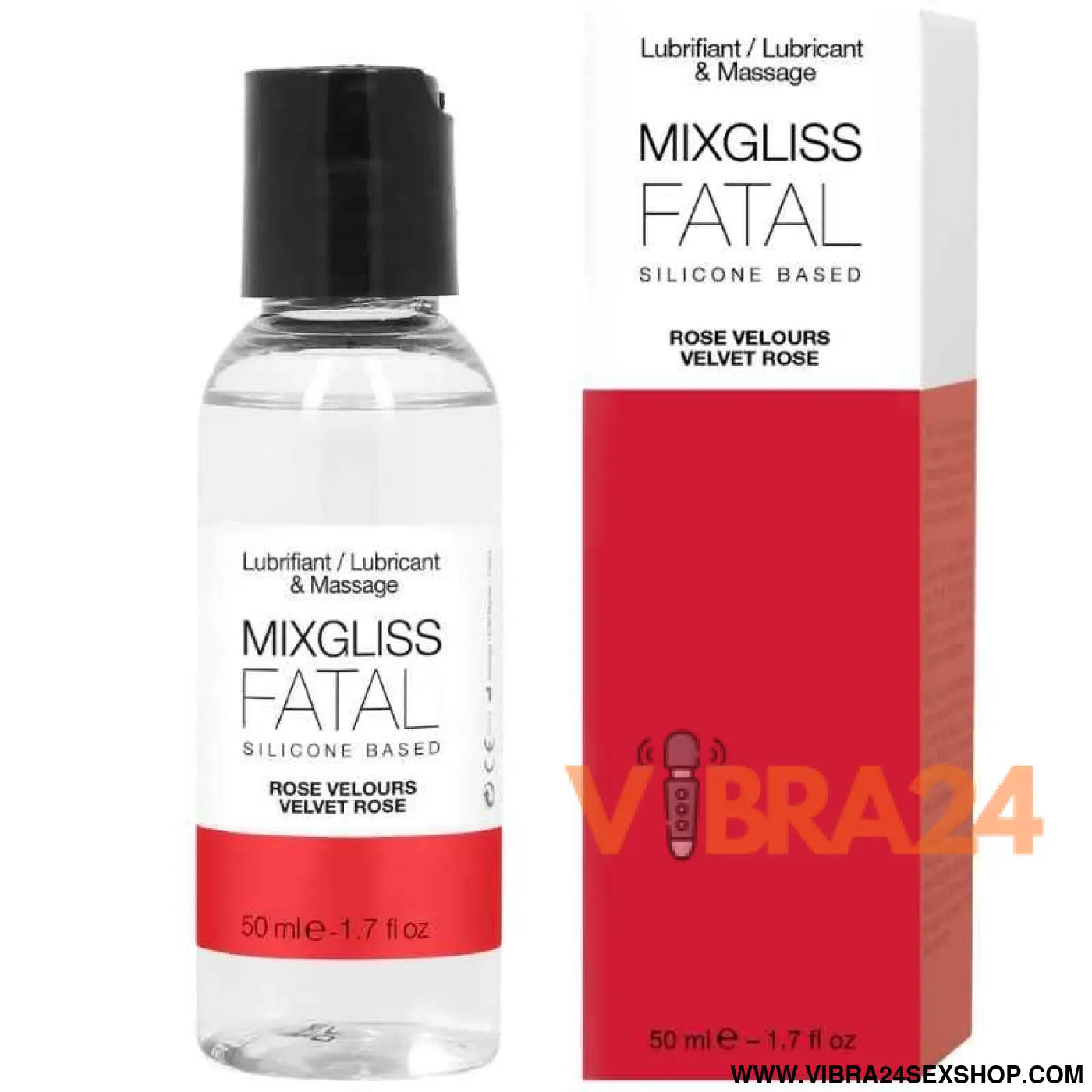 MIXGLISS - LUBRIFICANTE DE SILICONE FATAL ROSES 50 ML