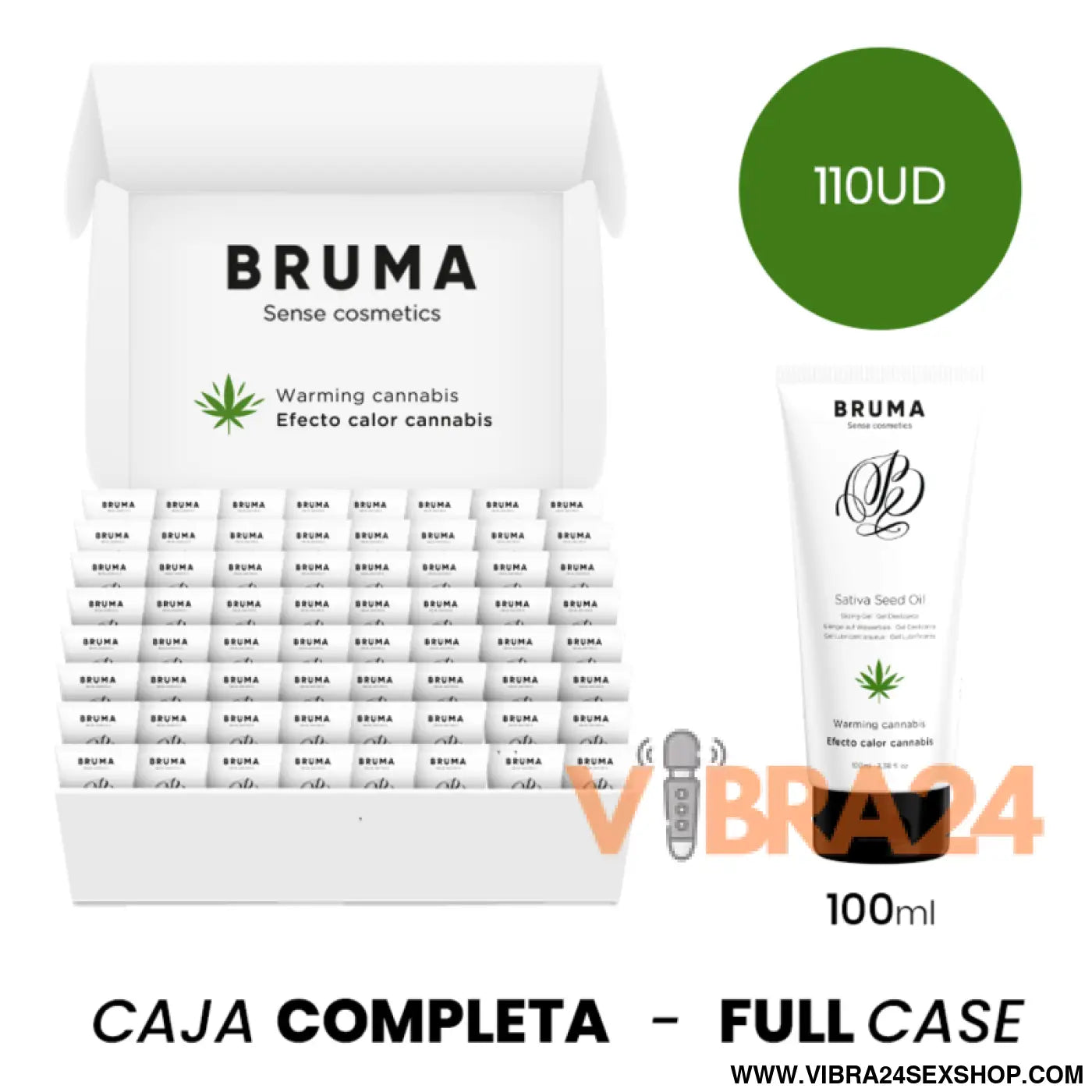 MOQ 110 - BRUMA LUBRIFICANTE À BASE DE ÁGUA AQUA TRAVEL SABOR FRUTAS TROPICAIS - 100 ML