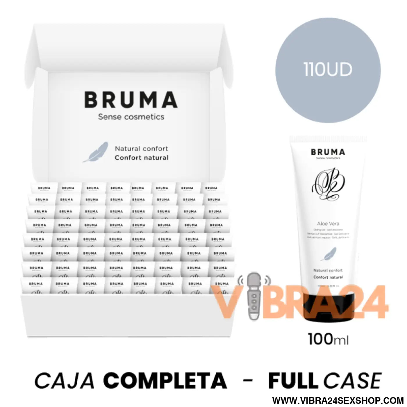 MOQ 110 - BRUMA LUBRIFICANTE À BASE DE ÁGUA SABOR FRUTAS TROPICAIS - 100 ML