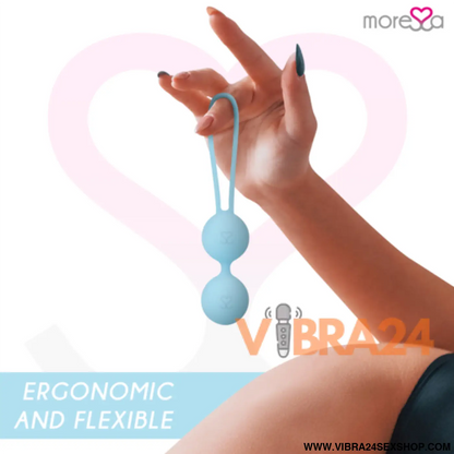 MOR Essa Osian Dois Silicone Turquesa Premium - Bolas Chinesas Moressa para Conforto e Estilo no Dia a Dia - VIBRA24 SEXSHOP