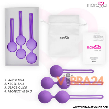 Moresa - Conjunto de Bolas Chinesas Silicone Premium Osian Lils - VIBRA24 SEXSHOP