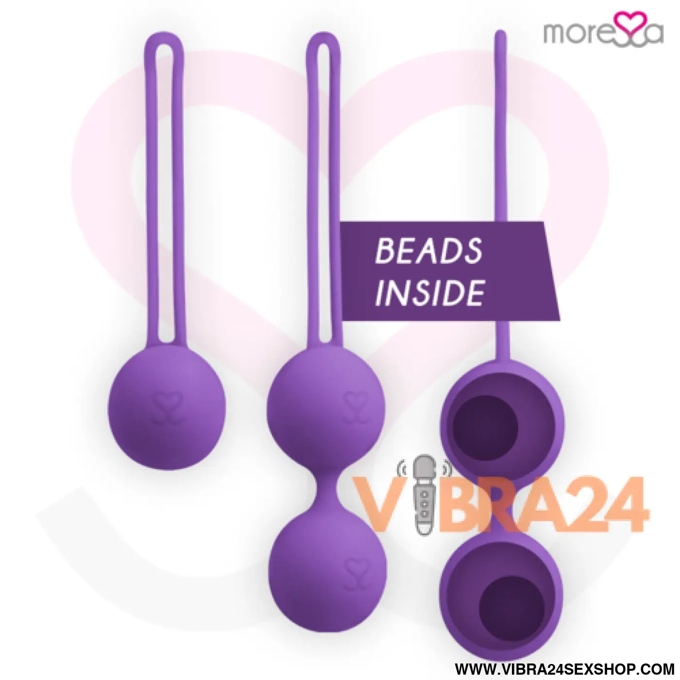 Moresa - Conjunto de Bolas Chinesas Silicone Premium Osian Lils - VIBRA24 SEXSHOP