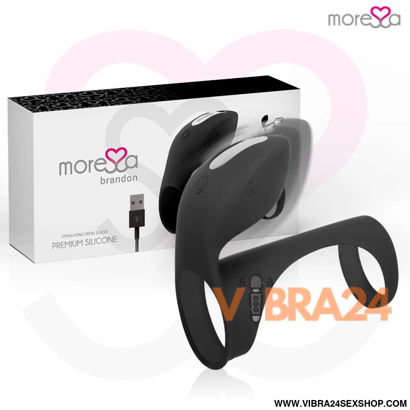 MORESSA - ANEL VIBRADOR BRANDON COM TAMPA