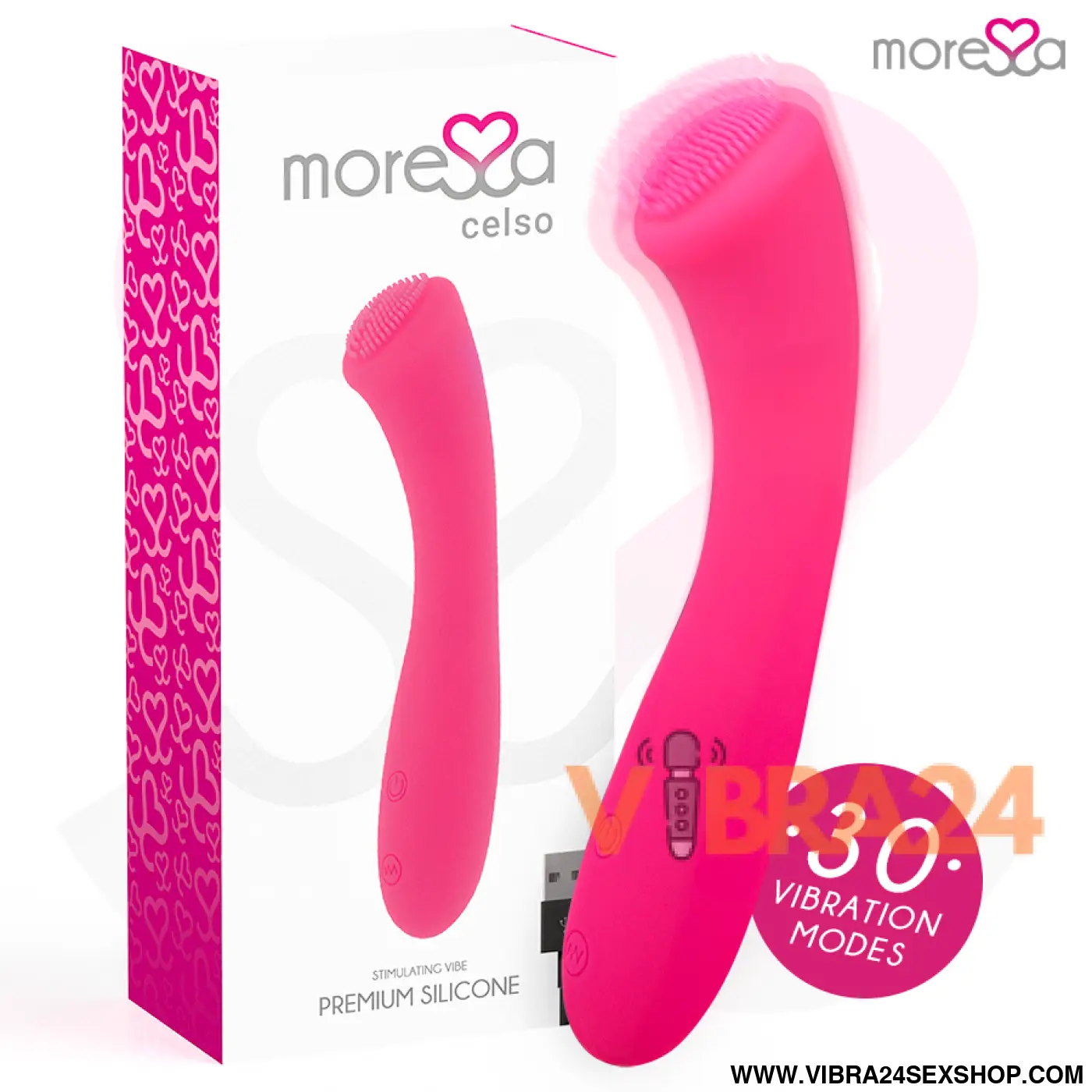 MORESSA - CELSO PREMIUM SILICONE RECARREGVEL