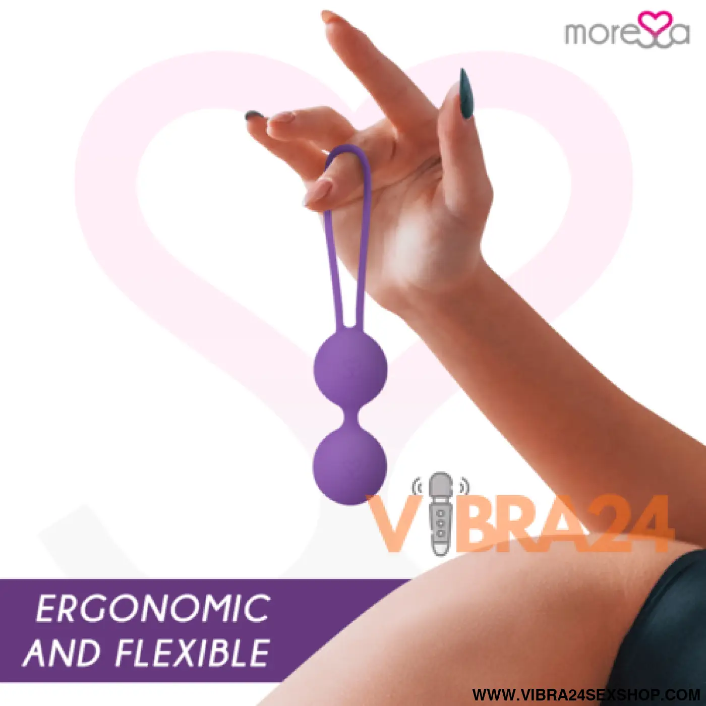 MORESSA - OSIAN TRÊS SILICONE PREMIUM LILS: Bolas Chinesas Moressa para Bem-Estar e Prazer - VIBRA24 SEXSHOP