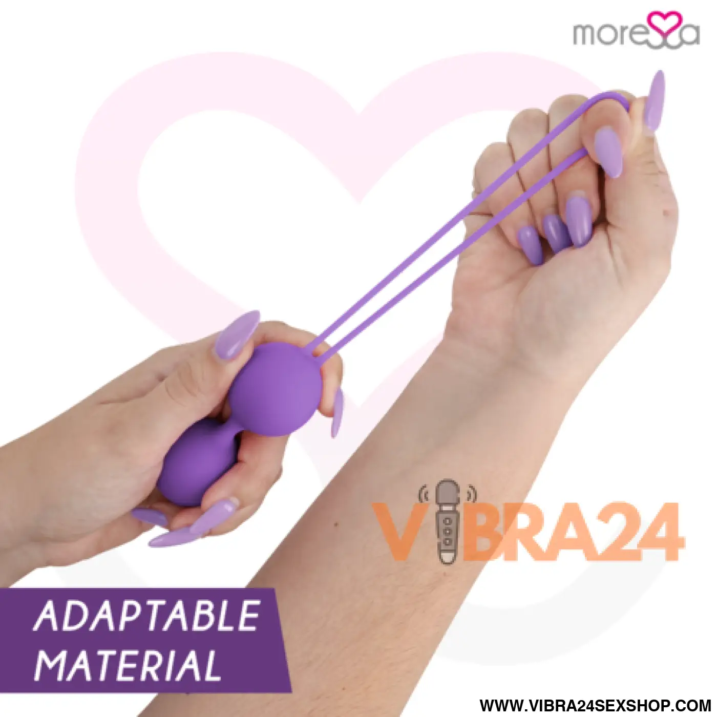 MORESSA - OSIAN TRÊS SILICONE PREMIUM LILS: Bolas Chinesas Moressa para Bem-Estar e Prazer - VIBRA24 SEXSHOP