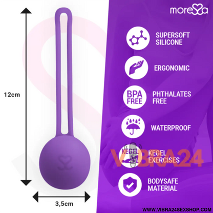 MORRESA - Bolas Chinesas Moressa Osian One Premium Silicone Lilás - VIBRA24 SEXSHOP
